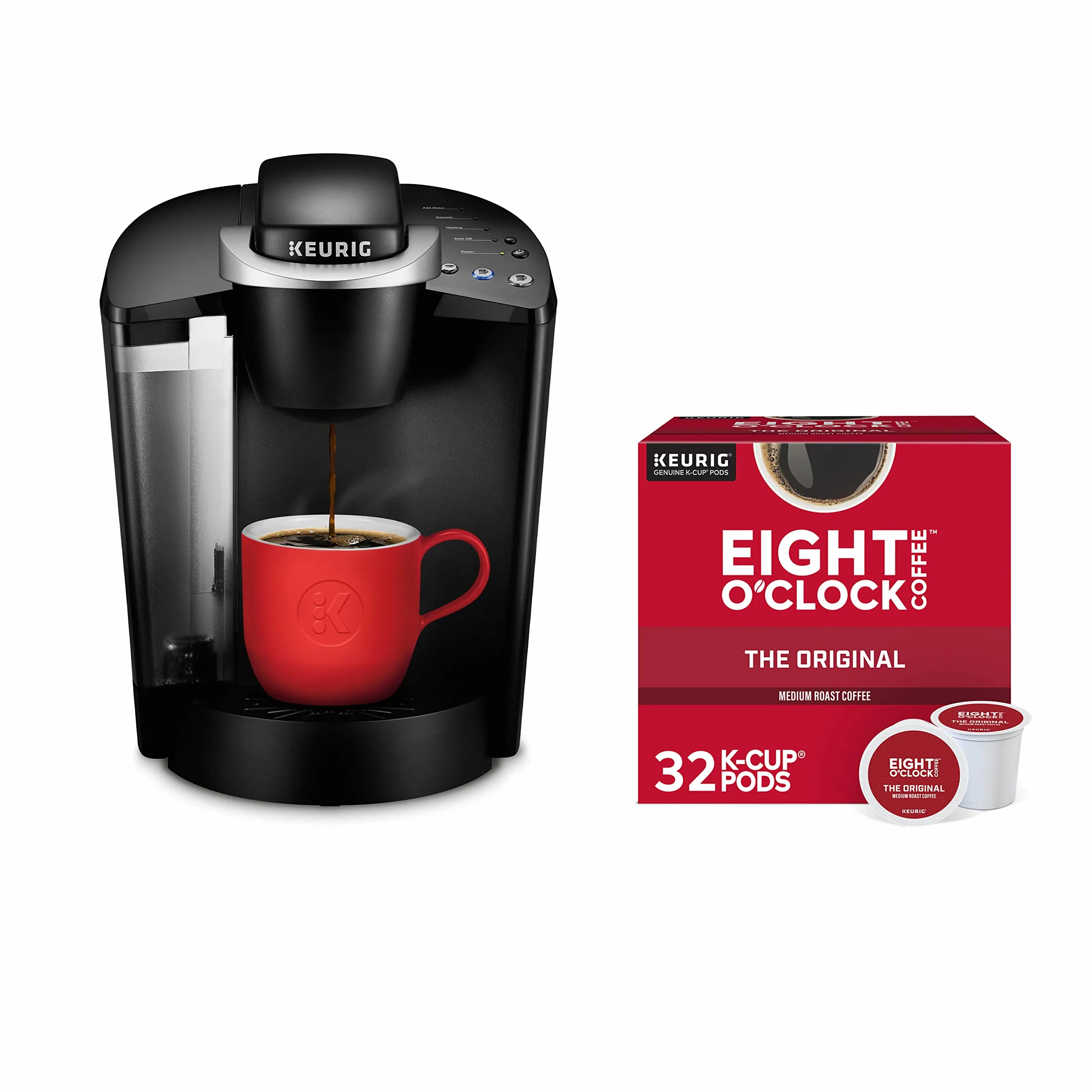 K-Classic Single Serve Coffee Maker with The Original Medium Roast, 32 K-Cup Pods
