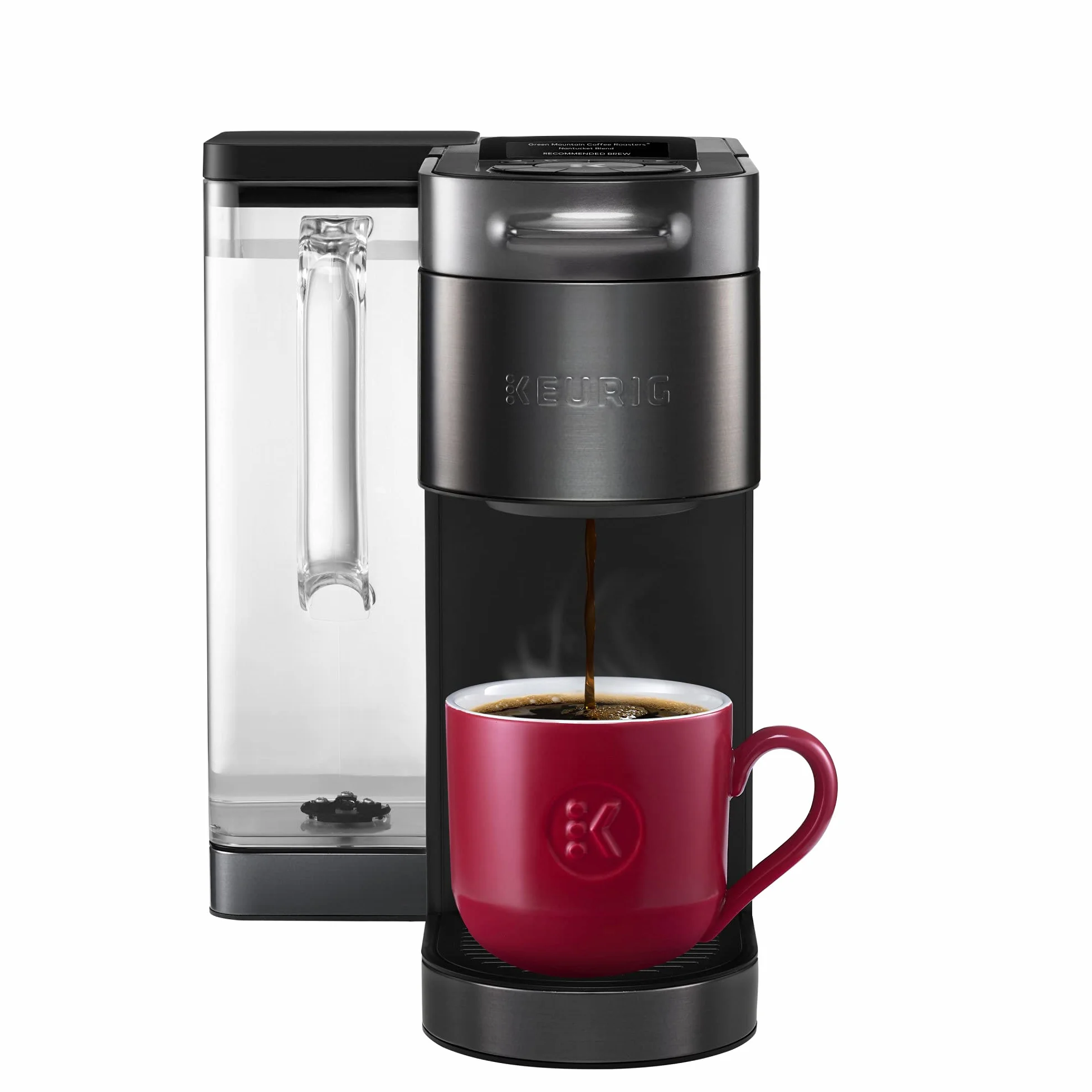 K-Supreme Plus SMART Coffee Maker, Single Serve K-Cup Pod Coffee Brewer, BREWID and MultiStream Technology, 78 Oz, Black | BREWID, MultiStream Technology, 78 Oz