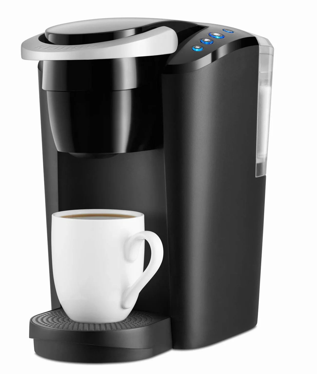 K-COMPACT CLASSIC SERIES - SELDER & SPACE SAVING - SELECT FROM 3 CUP SIZES - OUR SLIMMEST K-KUP MODEL - 36OZ WATER RESERVOIR - FRESH BREWED COFFEE IN UNDER A MINUTE