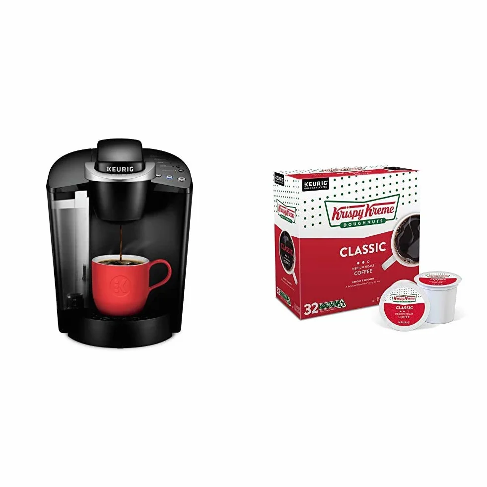 K-Classic Coffee Maker with Classic, Medium Roast Coffee, 32 Count