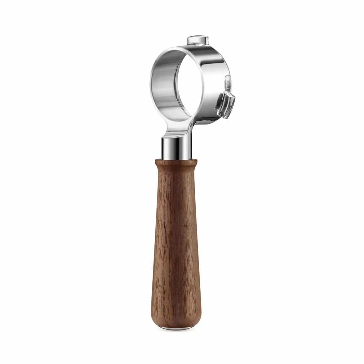 Naked Portafilter Espresso Accessory, 54mm, Walnut | Achieve your precise pour | Only for use with BES450, BES500, BES870, BES876, BES878, BES880, and BES881